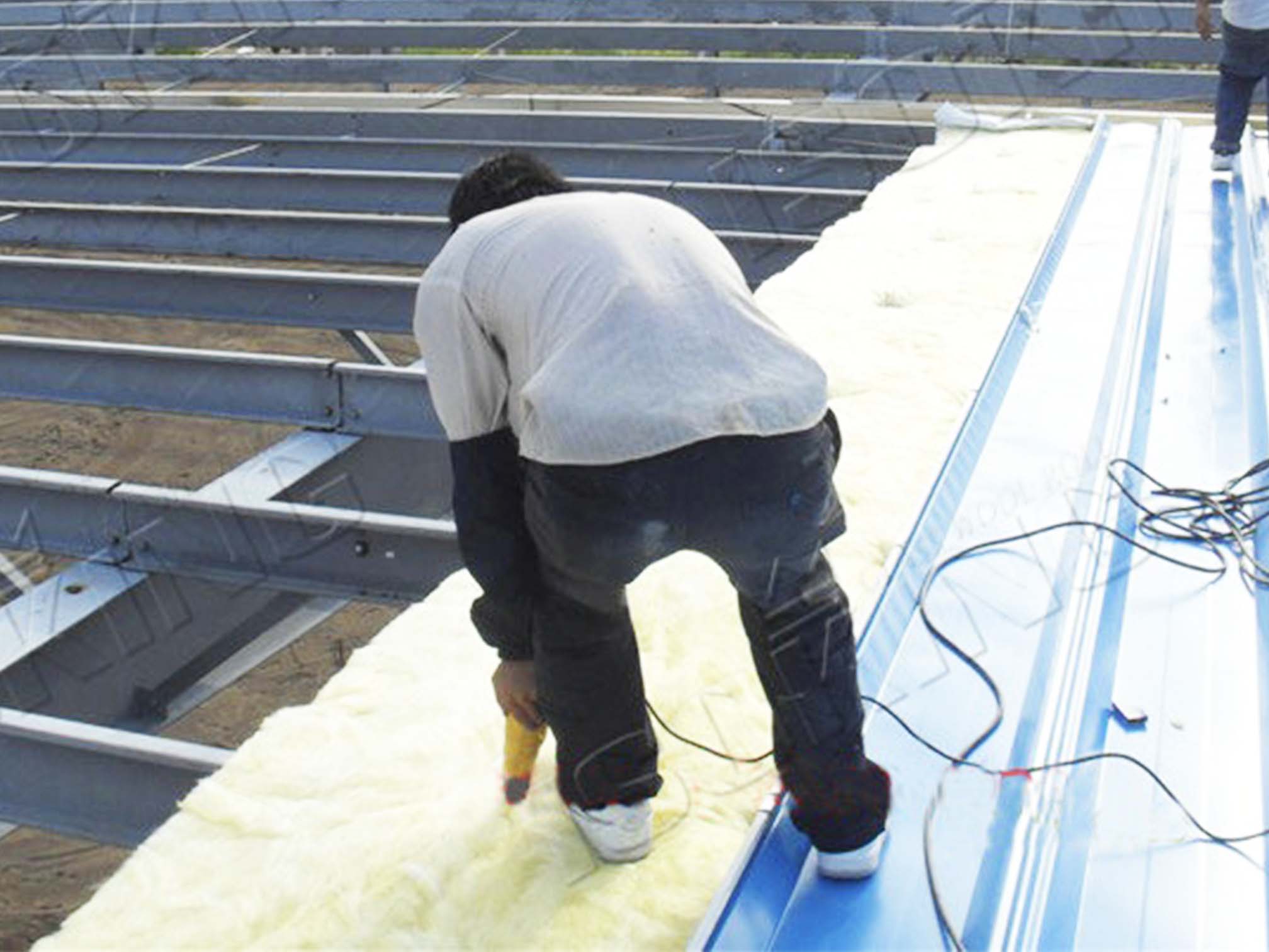 glasswool insulation roof application